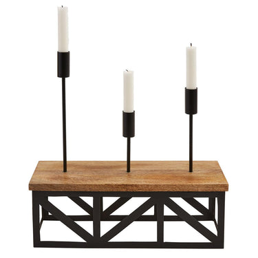 Urban Farmhouse Taper Centerpiece - Park Designs - The Fox Decor